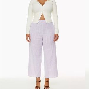 NWT Aritzia Wilfred Verona pant size XS lavender/espace regular length